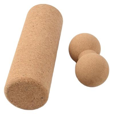 China Cheap Cost Private Label Shatterproof Eco-friendly Yoga Spine Massage Roller Cork Roller Manufacturer for sale