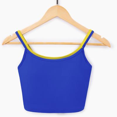 China Hot Selling High Quality Custom Made Breathable Quick Dry Spandex Or Yoga Bra Nylon Tank for sale