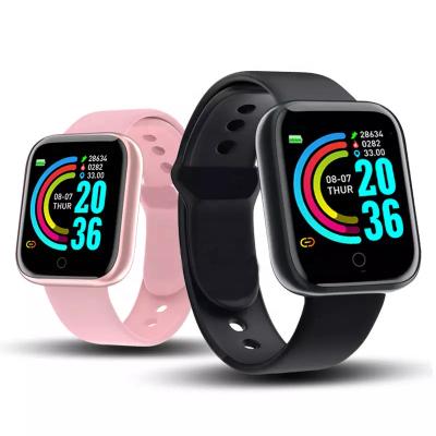 China Build in 2022 Hot Selling Smartwatch Blood Pressure Heart Rate Monitor Y68 D20 Watch D20s for sale