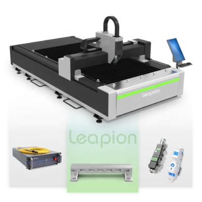 China Laser CUTTING Leapion 3000*1500mm fiber laser cutting metal machine with cabinet independent for sale