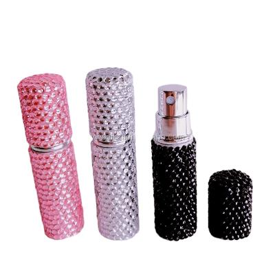 China 5ml mini perfume bottle crystal bling bling perfume bottle gift for sale