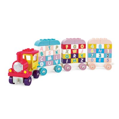 China Construction Toy Early Educational Numbers And Letters Shapes 65pcs Puzzle Block Toys Construction HC534434 for sale