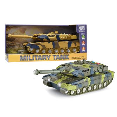 China RC Military Inertia Tank Toy Electric Hobby Simulation Music Lights Tank Car Toy HC495977 for sale