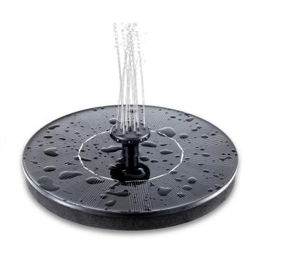 China 2020 Newest Plastic Solar Powered Outdoor Water Fountains Garden Free Standing Floating Water Fountains for sale