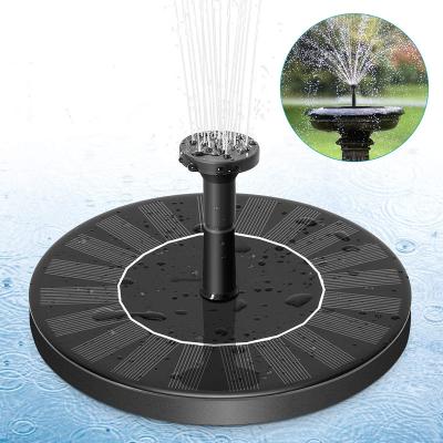 China Wholesale Eco - Friendly Garden Mini Solar Powered Water Fountain Pump For Garden Decoration for sale