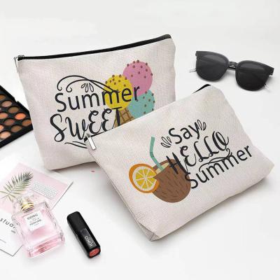 China Professional Custom Logo Big Waterproof Pouch Fashion Women Makeup Bag Large Capacity for sale