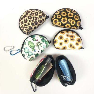 China Hot Selling Custom Portable Facemask Holder Case Storage Stocked Bag For Mask for sale