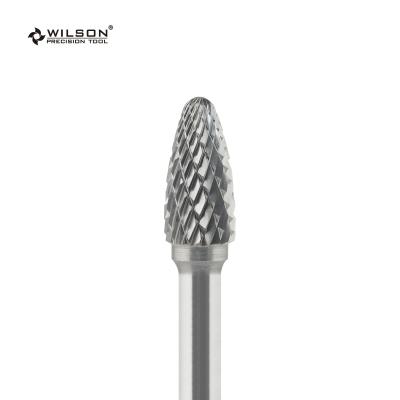 China For Metal Burr Removing /Industry Drill Machine F-10-100101Factory Wood Shaft Shape With Radius Tungsten Rotary Carbide Burr Removing Metal Working Bur for sale