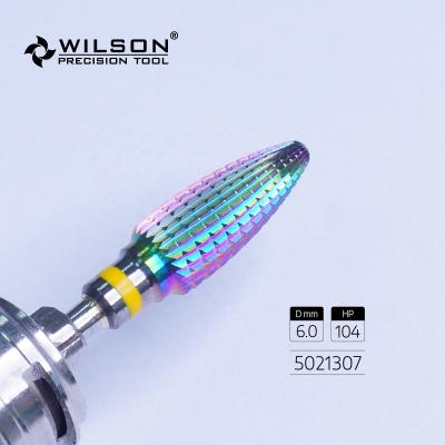 China For Dental Lab 5021307 With Strong CrN Rainbow Coating Universality Carbide Burs Trimming Used For Dental Metal Burrs for sale