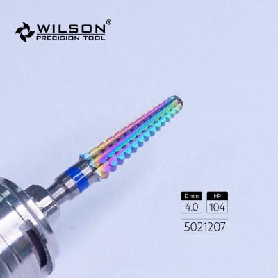 China For Dental Lab 5021207 With CrN Rainbow Coating No Clogging Tungsten Carbide Burs Dental Trimming Used For Dental Resin Burrs for sale