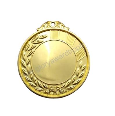 China Bulk Blank Sport Health Care Institutes Latest Design Iron Badge Gold Silver Bronze Zinc Alloy Medal For Export for sale