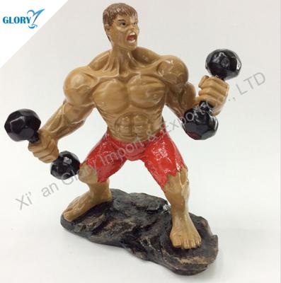 China Europe Hot Sale Resin Bodybuilding Trophy Bodybuilder for sale