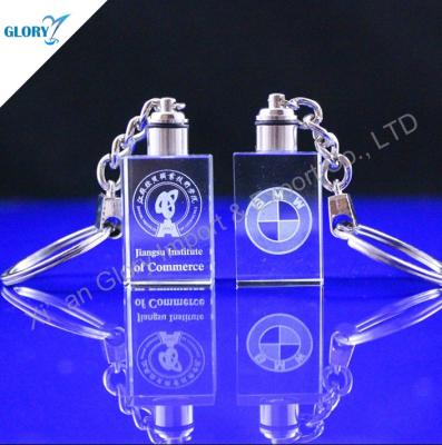 China Europe's New Ideas Led Crystal Keychain Gifts Giveaways for sale