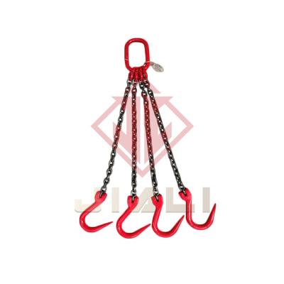 China Chain Sling Steel Pipe Hook Spreader Hook Mold Crane Chain Iron Lifting Opening Hook Large for sale