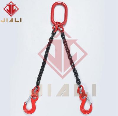 China Heavy Industry Combination Sling 2-70 Ton Manganese Steel Full Chain Lifting Sling G80 Chain Spreader for sale