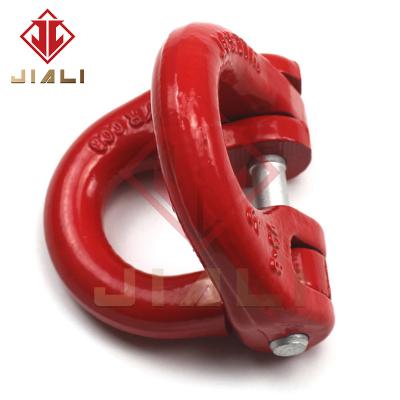 China Heavy Industry Hoisting And Hoisting Butterfly Buckle 1.12T-43.5T Double Ring Butterfly Clasp Lifting Chain Rings for sale