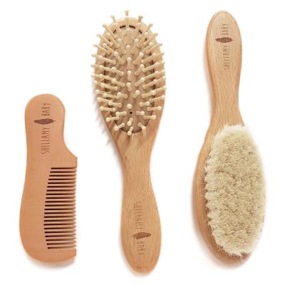 China Natural Eco-Friendly Cushion Boar Pig Hair Air Cushion Bamboo Hair Brush for sale