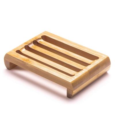 China Modern 100% Zero Waste Eco Friendly Natural Bamboo Dish Soap Dish Eco Friendly Soap Dish for sale