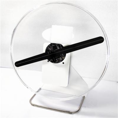 China Holographic Projector With New Design 2019 30cm Advertising 3d Hologram Fan Hologram Projector Light Display 36mm*314mm*156mm for sale