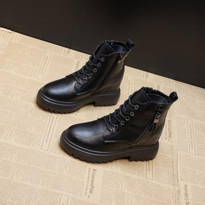 China 2023 New Inner Size Women's Boots Genuine Leather Cushioning Walking Casual Boots Non-slip Waterproof Women's Climbing Boots for sale