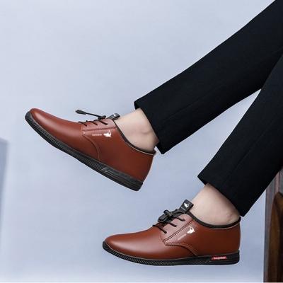 China Men's Breathable Casual Comfortable Leather Shoe Classic Fashion Slip On Breathable Sport Shoes for sale