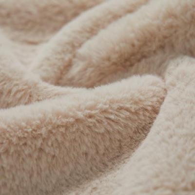 China Garment Light Color Bonding Fabric Series Faux Fur Fabric Faux Fur Wholesale for sale