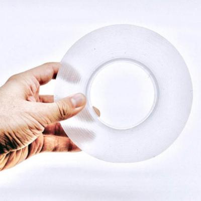 China Free Sample Waterproof Products 1M 3 Meters 5m Length Washable Clear Nano Sticky Double Sided Tape, Acrylic Sheet With Nano Magic Tape for sale