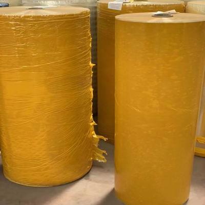 China Yellow Tape Jumbo Roll Waterproof for sale