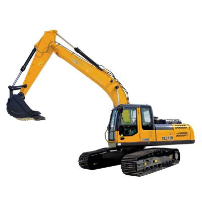 China Machinery Repair Shops 21.5 Ton Crawler Excavator Medium Hydraulic Digger 0.91cbm Bucket With ISUZU Engine 143HP XE215C for sale