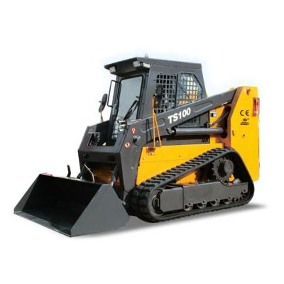 China Building Material Stores Rubber Skid Steer Loader TS65 Track Crawler 55kw Control 1050kg Pilot CE for sale