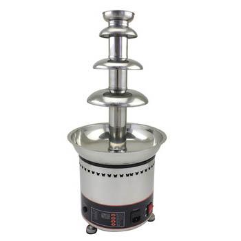 China 110V/220V 4 Tiers Commercial Stainless Steel Chocolate Fountain Chocolate Fondue Machine Chocolate Auger Style Machine For Hotel CE ROHS for sale