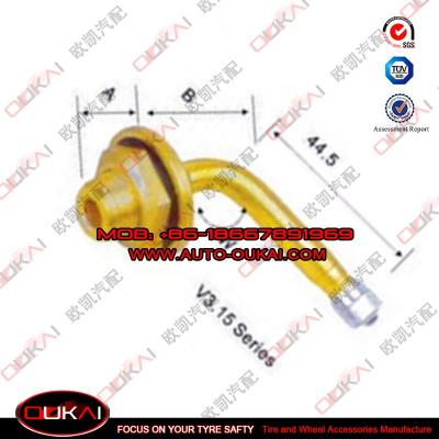 China V3.15 Series Brass Tire Valves Flange-in Valves Tubeless Valves for sale