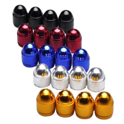 China Aluminum Auto Spare Parts Dust Pressure Multi Color Indicator Parts Aluminum Wheel Car Tire Valve Stem Cap for sale