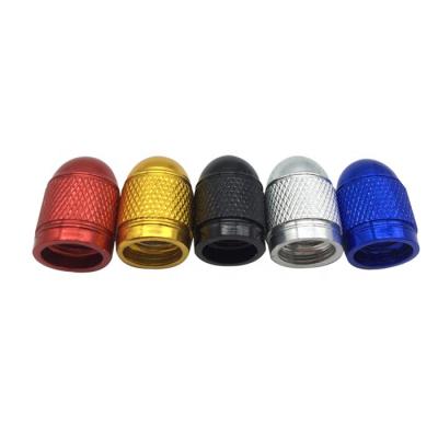 China Aluminum Auto Spare Parts Dust Pressure Multi Color Indicator Parts Aluminum Wheel Car Tire Valve Stem Cap for sale