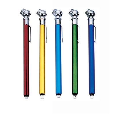 China Stainless Steel Pen With Key Chain Tire Pressure Gauge for sale