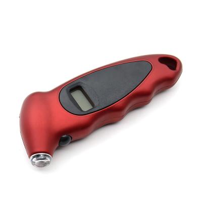 China New PLASTIC Car Motorcycle Handheld Digital LCD Display Multifunction Tire Pressure Gauge for sale