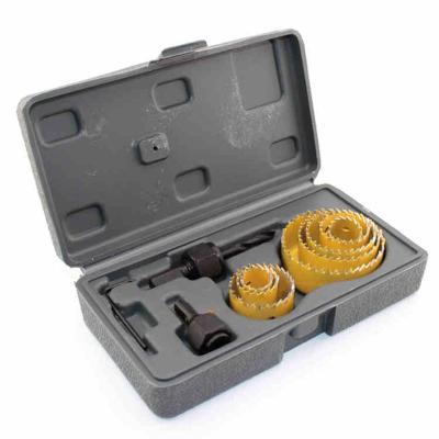 China Cutting 16 Hole Metal Pieces Saw Set With Aluminum Box for sale