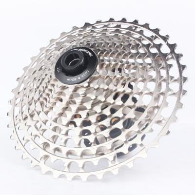 China MTB bike mountain bike drop out 11 speed 11-40T 11-42TCNC ultralight hollow cassette integrated mtb flywheel sprocket for sale