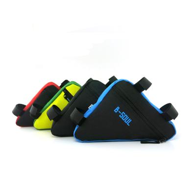 China Bike Top Front Bag Mountain Bag B-SOUL Bicycle Bag Tube Equipment Mount Accessories 20*18.5*4CM for sale