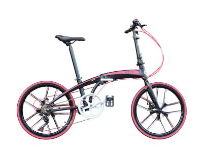 China Wholesale Aluminum Alloy Hot Selling Aluminum Alloy Disc Brake Bike 20inch 22inch OEM City Folding Portable Bike for sale