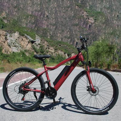 China 2022 New 27.5 Inch USA Europe Aluminum Alloy Mountain E-Bike 10Ah/36v Lithium Battery 500W Motor Electric Bike Adult E-Bike for sale