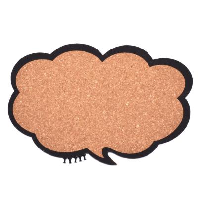 China Speech Bubble Talking Decorative Cork Bulletin Board For Children'S Room for sale