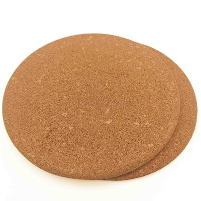 China El diámetro 190m m Cork Hot Mats Cork Heat rellena el lugar Mats For Hot Pots Kitchen en venta