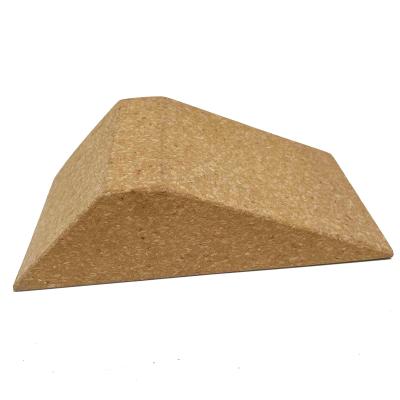 China Non Slip Cork Yoga Squat Wedge Block Lightweight Fitness for sale