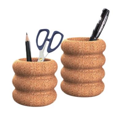 China Cork Desk Organizer Cork Pennenhouder Office Desktop Tidy Storage Te koop