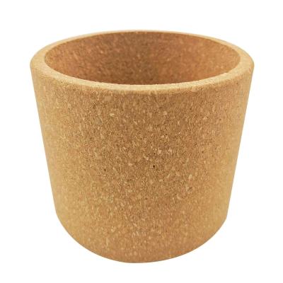 China Natural Cork Planter Plant Pot Hanging Cork Flower Pots for sale