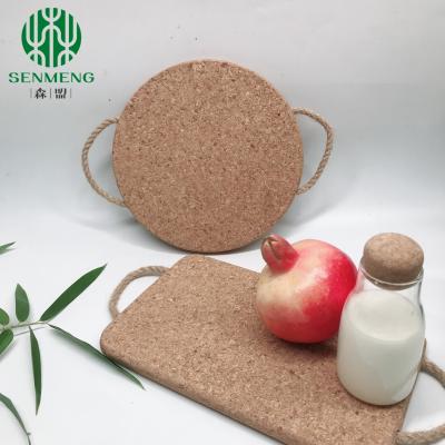 China Eco-Friendly Wood Coasters Mats Home Hot Pot Cork Placemats for sale