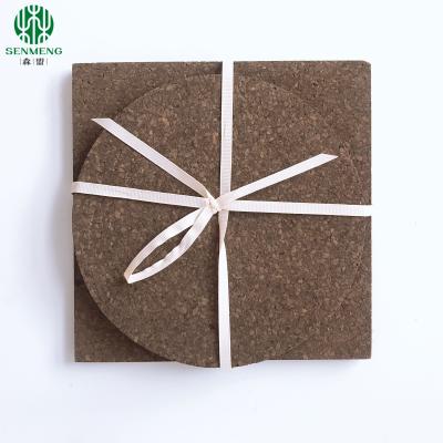 Китай Hot Sale Custom Size Natural Dark Eco-Friendly Cork Placemats Cork Trivets продается