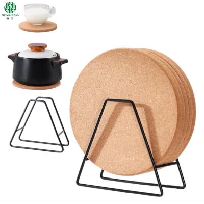 Κίνα Thick Cork Placemats for Hot Pans Table, Non Slip Durable Cork Placemats For Hot Dishes προς πώληση