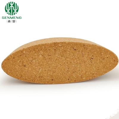 중국 High Density Non-Slip Eco Friendly Oval Natural Color Yoga Blocks 판매용